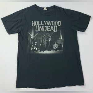 Hollywood undead band tee shirt size XL black
